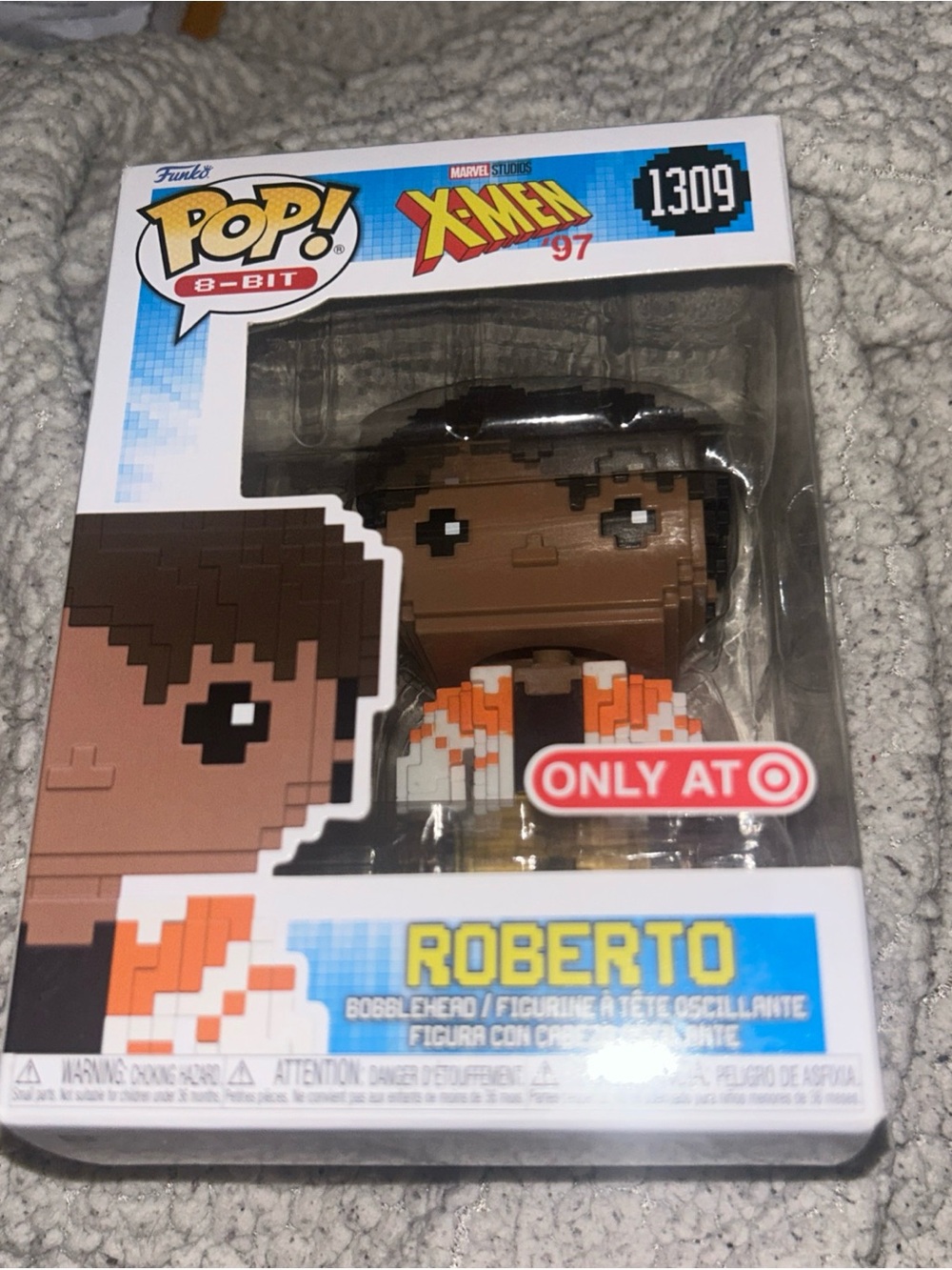 New Funko Pop 8-Bit Marvel X-Men '97 only at Target #1309 Roberto bobble-head